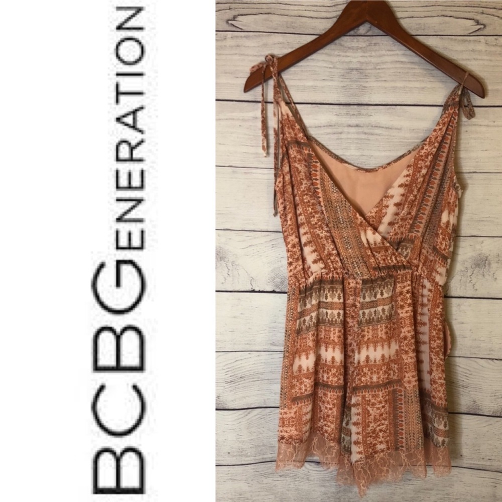 BCBG Generation Peach Blouse